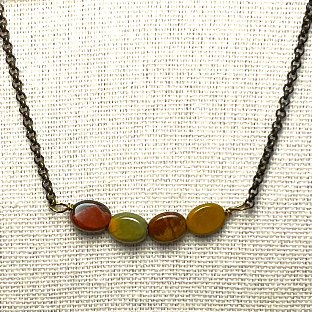 Seeds  Semi Precious Stone Necklace